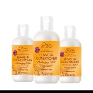 Shea Solutions Leave -In Conditioner 8oz(3pack)